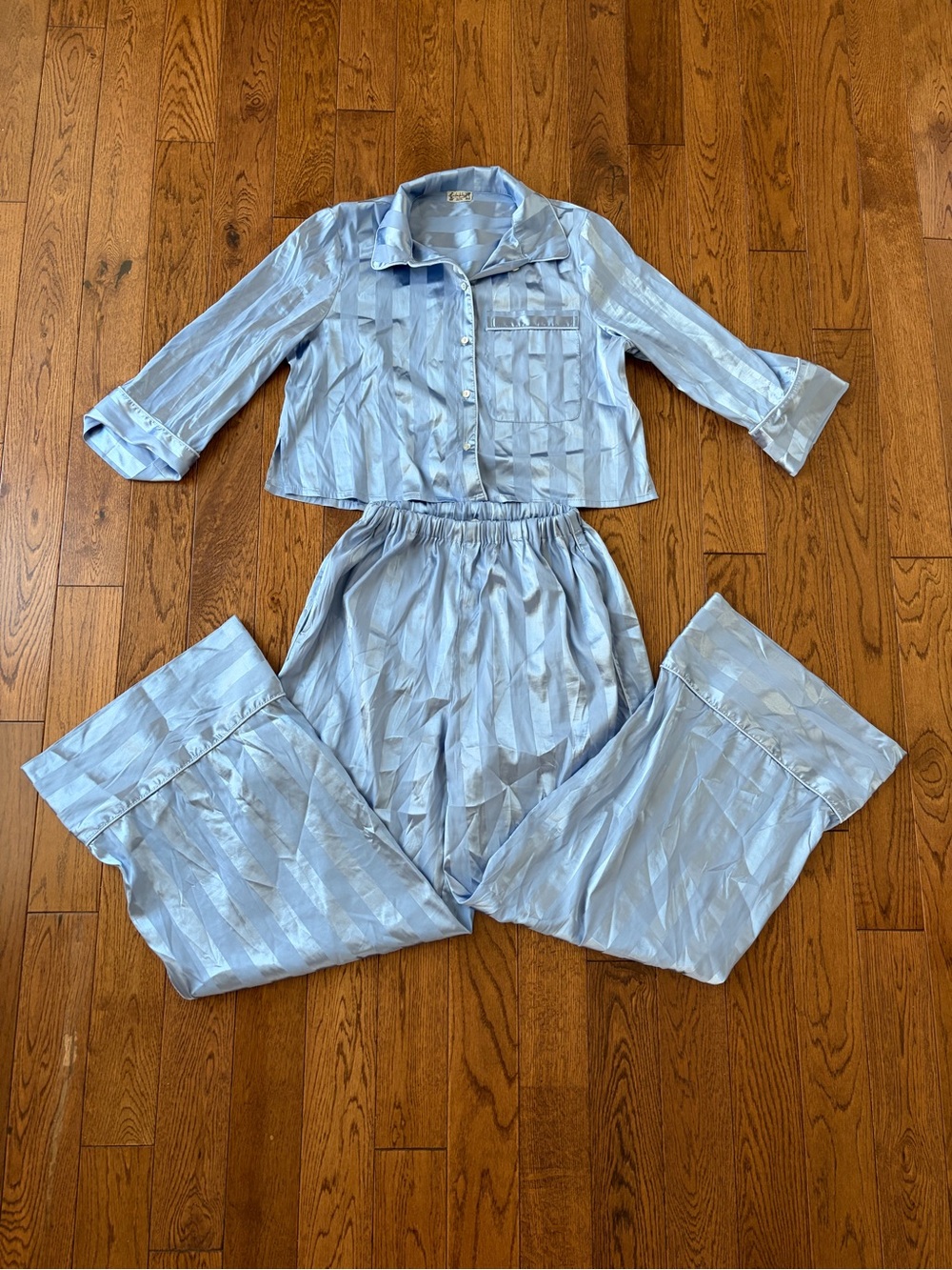 Free people PAJAMA PARTY SLEEP SET - HAZY BLUE XS - Picture 8 of 11